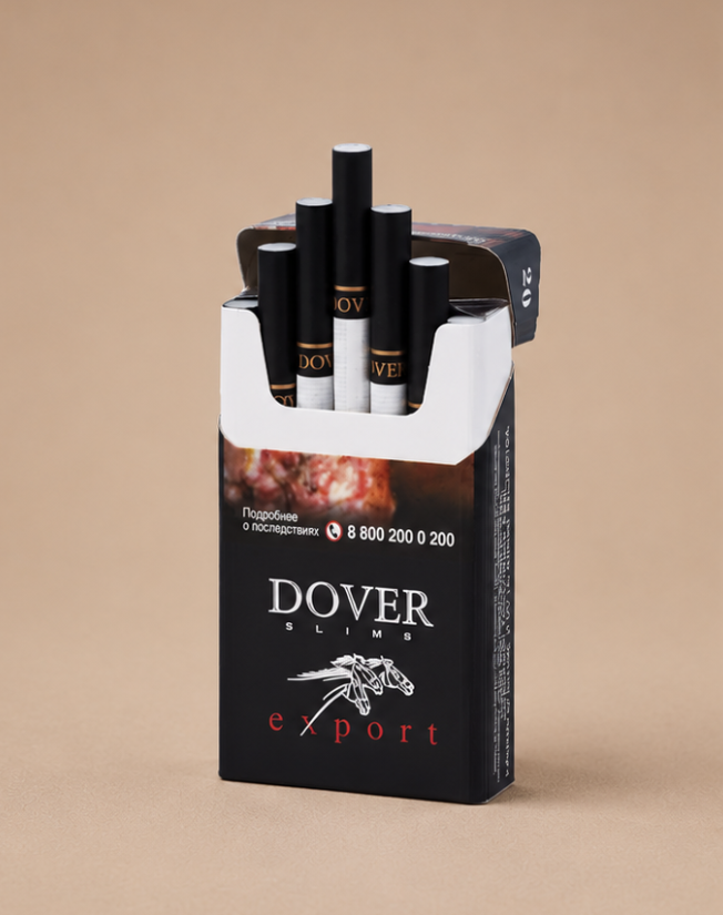 Dover Export — Slims (чёрная пачка)